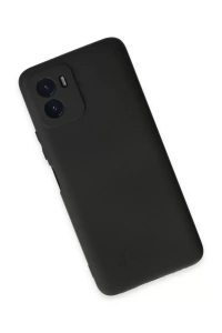 Vivo Y15S Kılıf First Silikon - Siyah