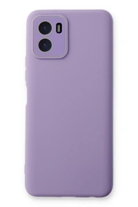 Vivo Y15S Kılıf Lansman Glass Kapak - Lila