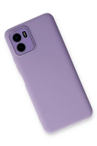 Vivo Y15S Kılıf Lansman Glass Kapak - Lila