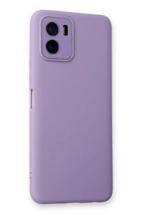 Vivo Y15S Kılıf Lansman Glass Kapak - Lila