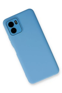 Vivo Y15S Kılıf Lansman Glass Kapak - Mavi