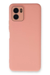 Vivo Y15S Kılıf Lansman Glass Kapak - Pembe