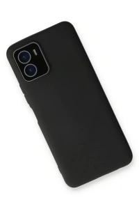 Vivo Y15S Kılıf Lansman Glass Kapak - Siyah