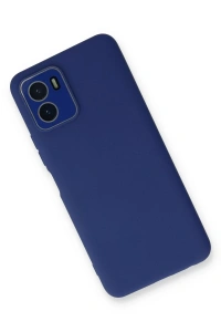 Vivo Y15S Kılıf Lansman Glass Kapak - Sky Blue