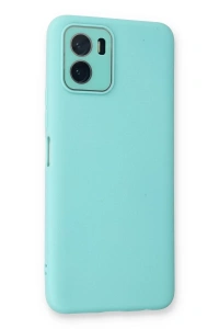 Vivo Y15S Kılıf Lansman Glass Kapak - Turkuaz