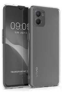 Vivo Y15S Kılıf Lüx Şeffaf Silikon