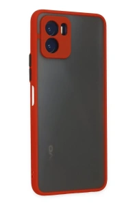 Vivo Y15S Kılıf Montreal Silikon Kapak - Kırmızı