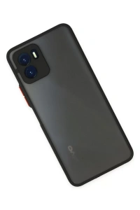 Vivo Y15S Kılıf Montreal Silikon Kapak - Siyah