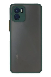 Vivo Y15S Kılıf Montreal Silikon Kapak - Yeşil