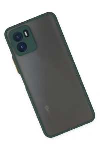 Vivo Y15S Kılıf Montreal Silikon Kapak - Yeşil
