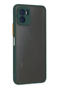 Vivo Y15S Kılıf Montreal Silikon Kapak - Yeşil