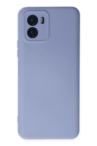 Vivo Y15S Kılıf Nano içi Kadife Silikon - Lila