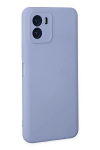 Vivo Y15S Kılıf Nano içi Kadife Silikon - Lila