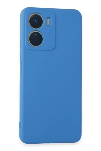 Vivo Y16 Kılıf First Silikon - Mavi