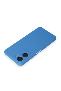 Vivo Y16 Kılıf First Silikon - Mavi