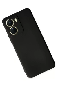 Vivo Y16 Kılıf First Silikon - Siyah