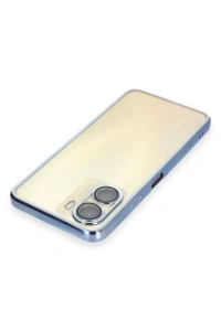 Vivo Y16 Kılıf Lensli Silikon - Açık Mavi
