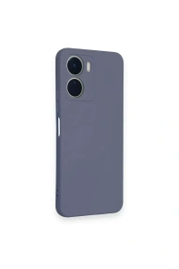 Vivo Y16 Kılıf Nano içi Kadife Silikon - Gri