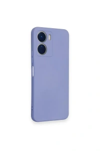 Vivo Y16 Kılıf Nano içi Kadife Silikon - Lila