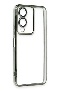 Vivo Y17S Kılıf Lensli Silikon - Yeşil