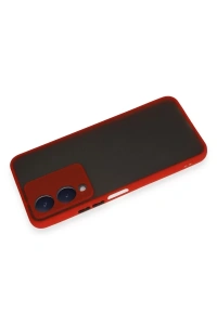 Vivo Y17S Kılıf Montreal Silikon Kapak - Kırmızı
