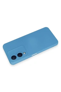 Vivo Y17S Kılıf Nano içi Kadife Silikon - Mavi