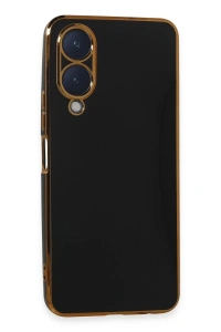 Vivo Y17S Kılıf Volet Silikon - Siyah
