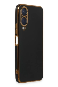 Vivo Y17S Kılıf Volet Silikon - Siyah