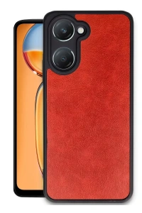 Vivo Y18 Kılıf Aras Deri Kapak - Kırmızı
