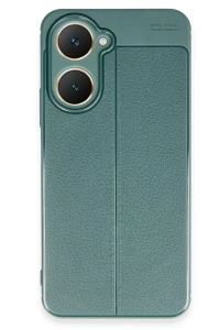Vivo Y18 Kılıf Auto Focus Kapak - Koyu Yeşil
