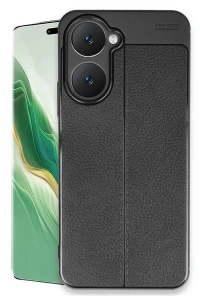 Vivo Y18 Kılıf Auto Focus Kapak - Siyah