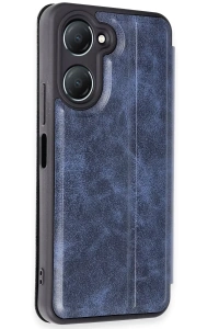 Vivo Y18 Kılıf Flip Cover - Lacivert
