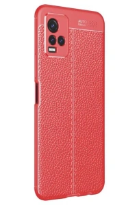Vivo Y21S Kılıf Auto Focus Kapak - Kırmızı