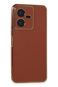 Vivo Y22 2022 Kılıf Volet Silikon - Kırmızı
