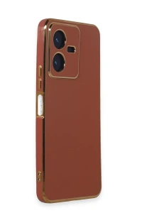 Vivo Y22 2022 Kılıf Volet Silikon - Kırmızı