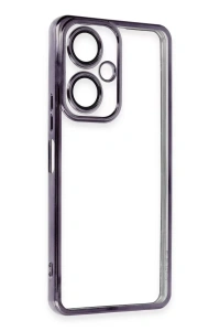 Vivo Y27 Kılıf Lensli Silikon - Mor