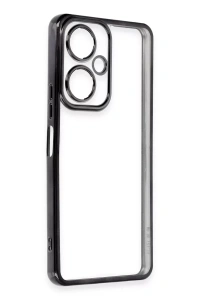 Vivo Y27 Kılıf Lensli Silikon - Siyah