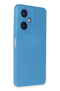 Vivo Y27 Kılıf Nano içi Kadife Silikon - Mavi