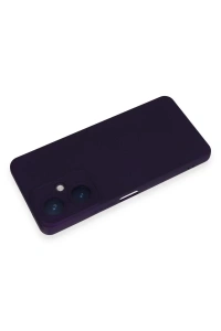 Vivo Y27 Kılıf Nano içi Kadife Silikon - Mor