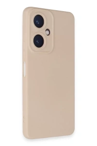 Vivo Y27 Kılıf Nano içi Kadife Silikon - Pudra