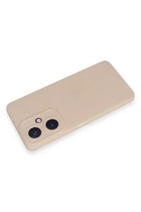 Vivo Y27 Kılıf Nano içi Kadife Silikon - Pudra