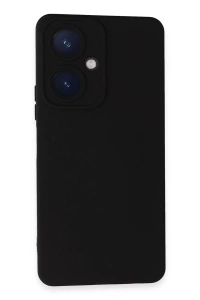 Vivo Y27 Kılıf Nano içi Kadife Silikon - Siyah