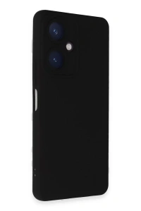 Vivo Y27 Kılıf Nano içi Kadife Silikon - Siyah