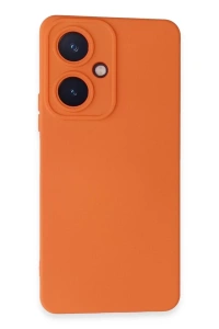 Vivo Y27 Kılıf Nano içi Kadife Silikon - Turuncu