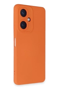 Vivo Y27 Kılıf Nano içi Kadife Silikon - Turuncu