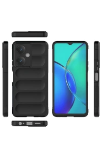 Vivo Y27 Kılıf Optimum Silikon - Krem