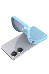 Vivo Y27 Kılıf Optimum Silikon - Krem