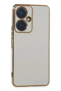 Vivo Y27 Kılıf Volet Silikon - Beyaz