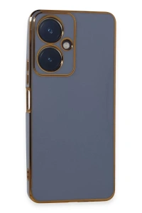 Vivo Y27 Kılıf Volet Silikon - Mavi