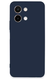 Vivo Y28 Kılıf First Silikon - Lacivert